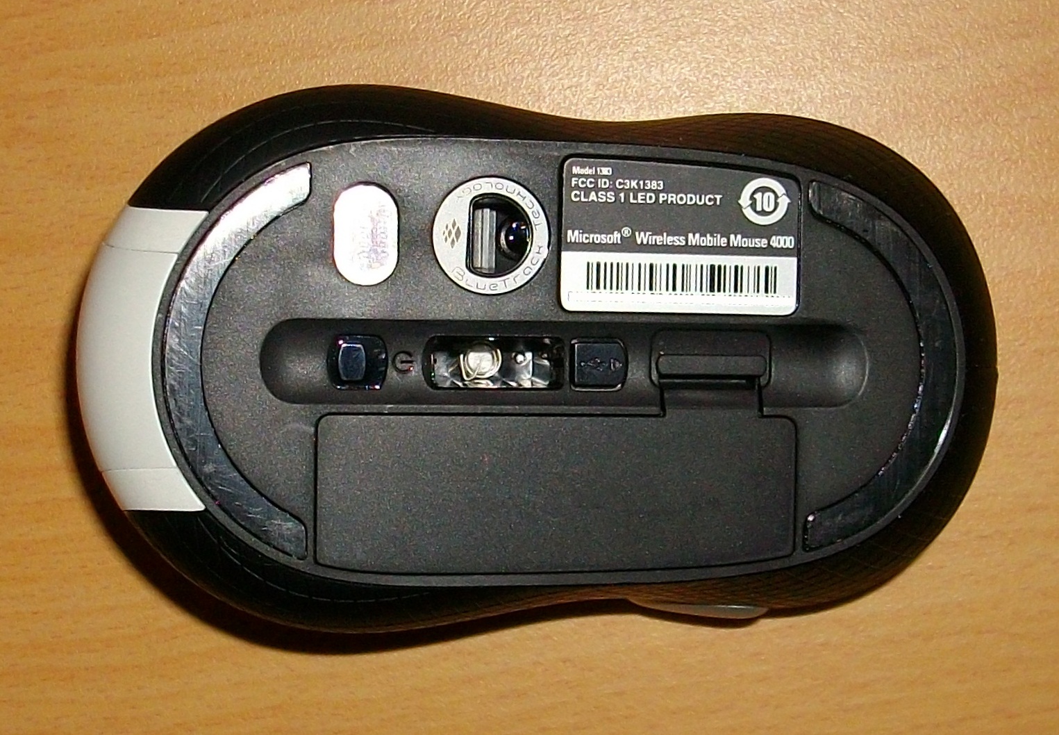 microsoft wireless mobile mouse 4000 left side button